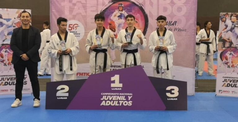 Suman queretanos nueve medallas en Campeonato Nacional de Taekwondo