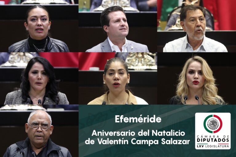 La Cámara de Diputados otorgó minuto de aplausos en memoria de Valentín Campa Salazar
