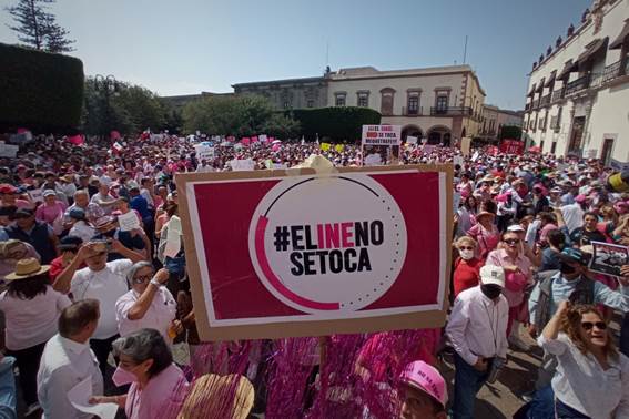 A DEFENDER AL INE NUEVAMENTE EL 28 DE FEBRERO  #MiVotoNoSeToca