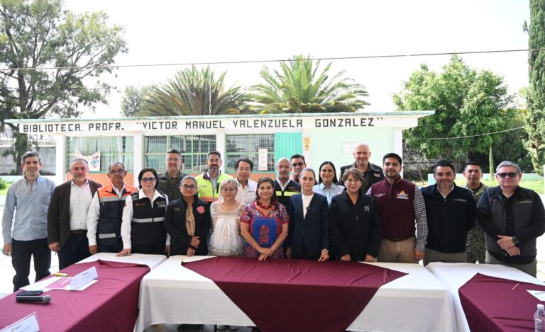 Sheinbaum Promete Apoyos y Obras Integrales Tras Inundaciones en Nezahualcóyotl 