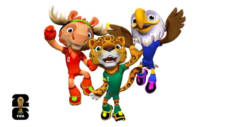Zayu, Clutch y Maple mascotas mundial 2026