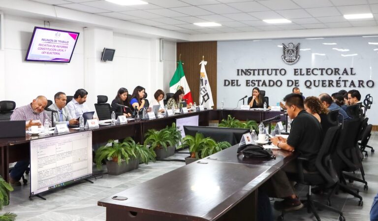 IEEQ y partidos políticos se reúnen para analizar proyectos de reforma electoral en Querétaro