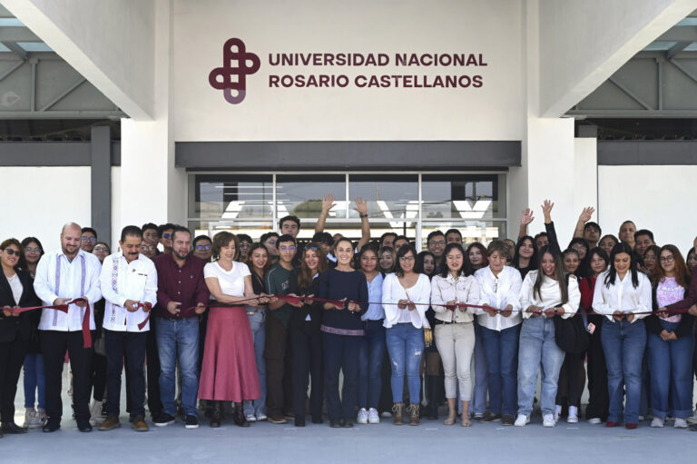 Sheinbaum Inaugura Universidad Rosario Castellanos en Chalco; Busca Ampliar 350 Mil Espacios Universitarios