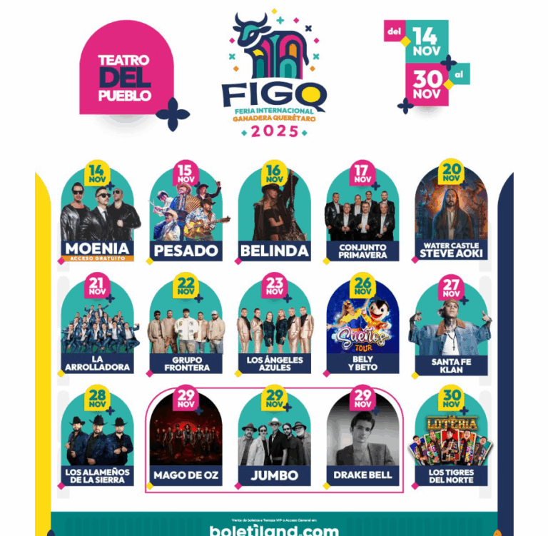 FIG Querétaro explota: Aoki, Fernández y Trevi en palenque