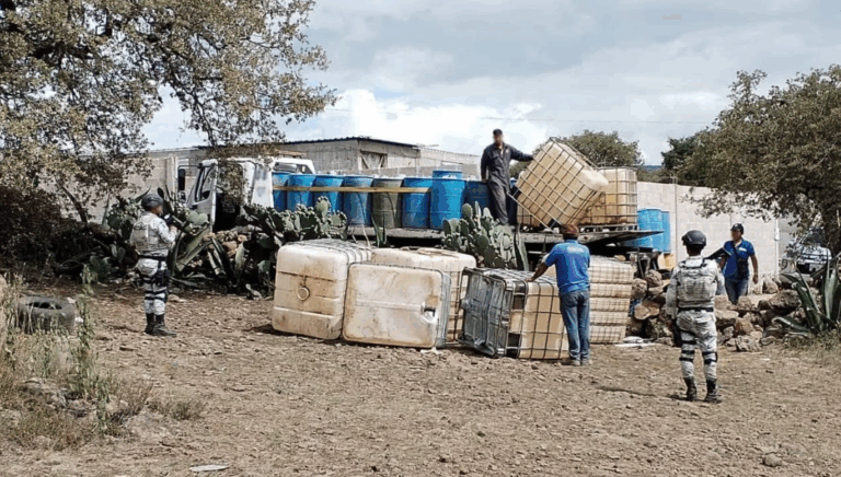 Aseguran Bodega con 20 Mil Litros de Hidrocarburo Ilícito en Guanajuato