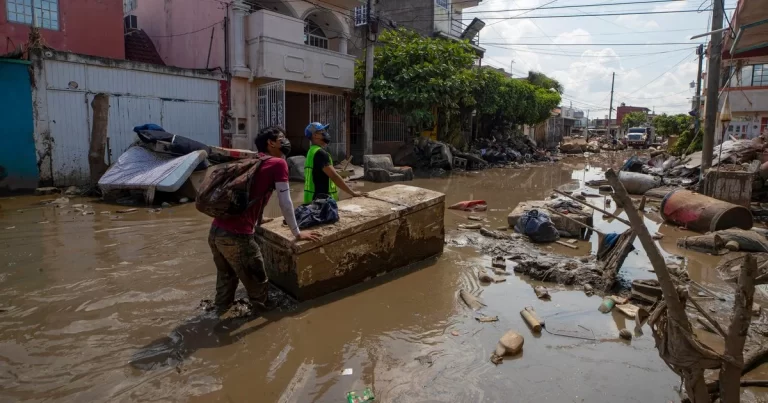 93 Comunidades Aún Incomunicadas tras Lluvias en Cinco Estados, Informa la SICT