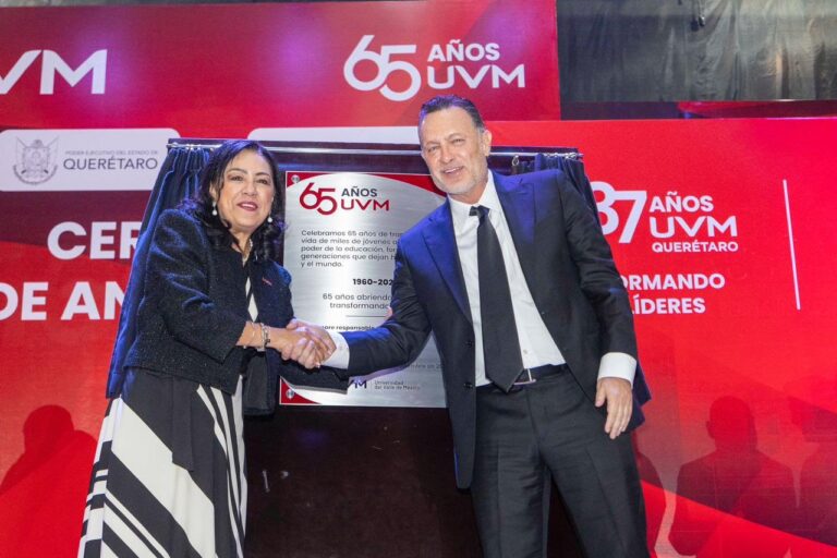 Mauricio Kuri Celebra 37 Años de Legado de la UVM Querétaro y Recibe el “Lince de Oro”