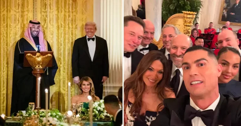 Cristiano Ronaldo Brilla en la Casa Blanca: Cena de Gala entre Trump y el Príncipe Heredero Saudí