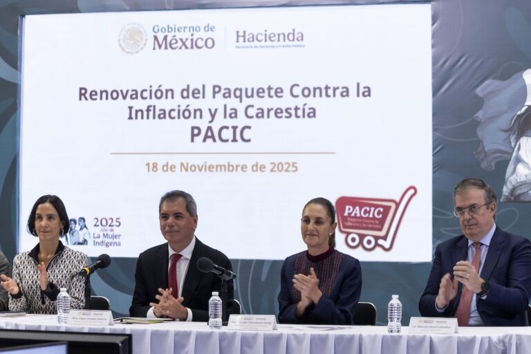 Sheinbaum y Hacienda Celebran Renovación del PACIC; Canasta Básica de 24 Productos se Fija en Precio Máximo de $910 Pesos por Seis Meses