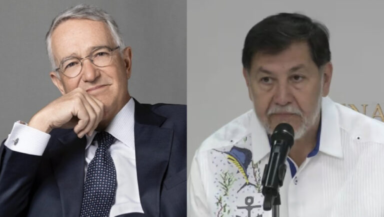 Noroña Reta a Salinas Pliego a Marchar y lo Califica de «Facho Cobarde»