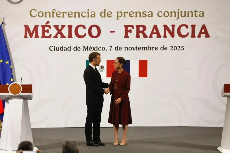 Macron se Despide de Sheinbaum y Concluye Visita Oficial a México: «Gracias Presidenta» 