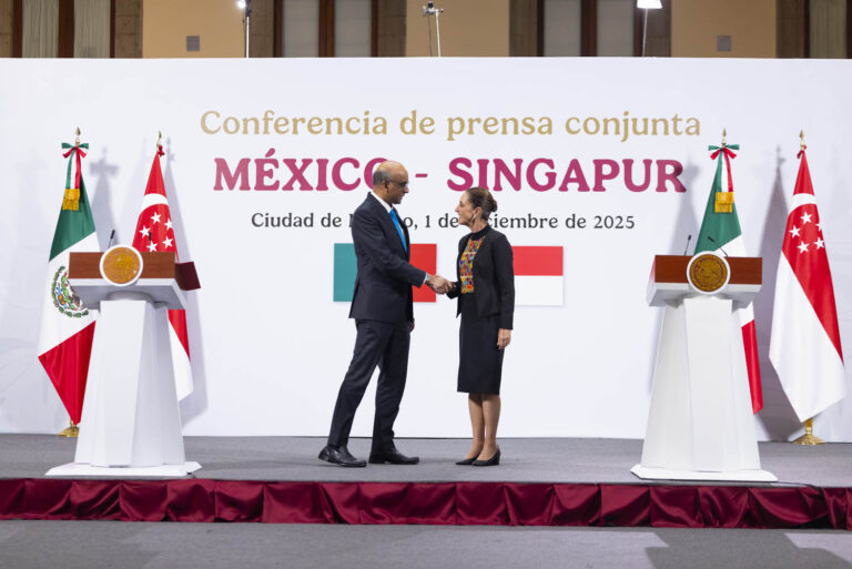 México y Singapur Fortalecen el Puente Transpacífico: Acuerdan Cooperación Digital en Visita de Estado