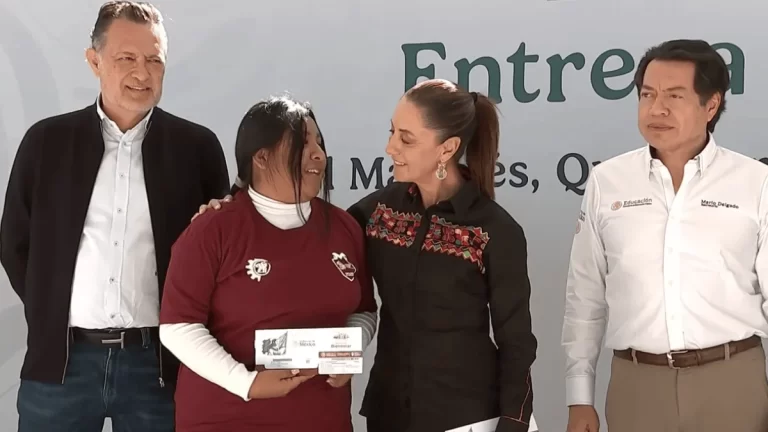 Claudia Sheinbaum Supervisa Obra del Bachillerato El Marqués; Anuncia Carreras de Robótica y Ciberseguridad