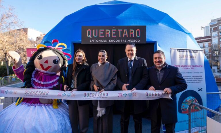 Querétaro inaugura el Domo Inmersivo “Conexión” en Madrid: Una ventana al Bajío desde España