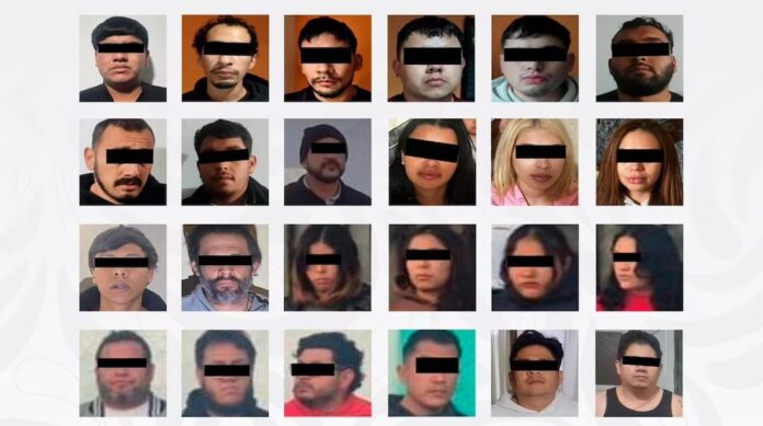 detención de 30 integrantes de Los Salazar, grupo delictivo afín al Cártel de Sinaloa