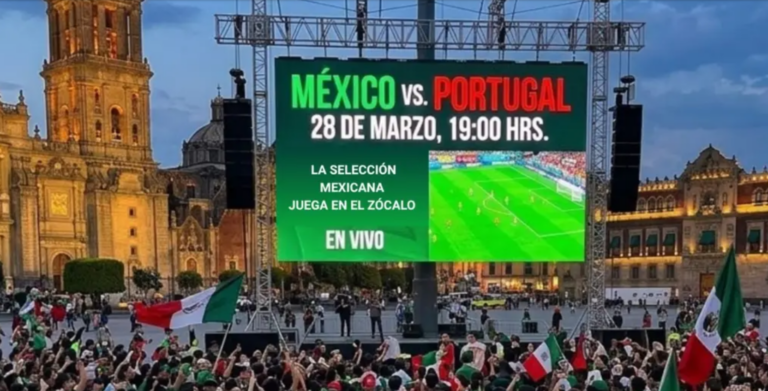 México vs Portugal en el Banorte