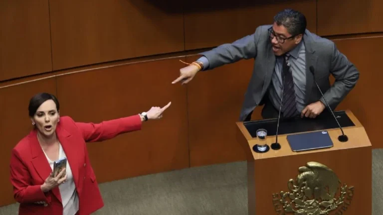 Trifulca legislativa: Lilly Téllez llama «narcopolítico» a Saúl Monreal