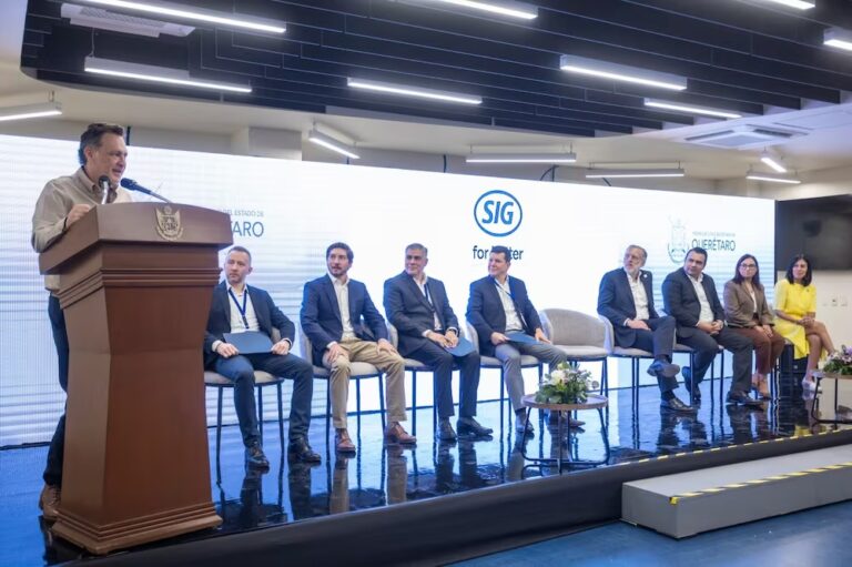 SIG invertirá más de 1,900 mdp para expandir su producción de envases en Querétaro