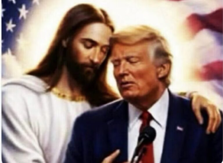 Trump vuelve a publicar imagen con Jesús creada con IA en Truth Social