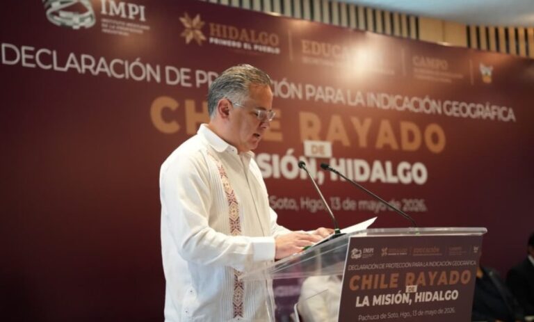 Santiago Nieto entrega protección al Chile Rayado de La Misión: un blindaje al patrimonio hidalguense