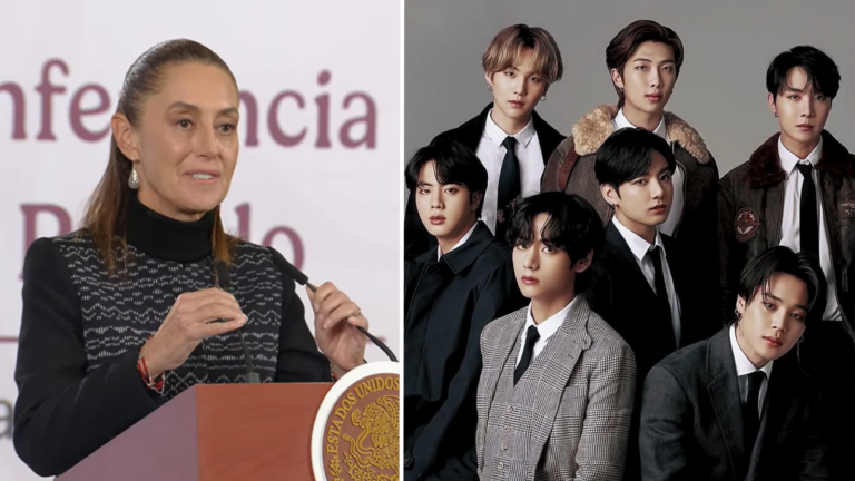 BTS visitará a Claudia Sheinbaum en Palacio Nacional: saludarán desde el balcón