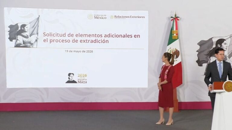 Sheinbaum reclama a EE. UU. falta de reciprocidad: México tiene 269 solicitudes de extradición congeladas