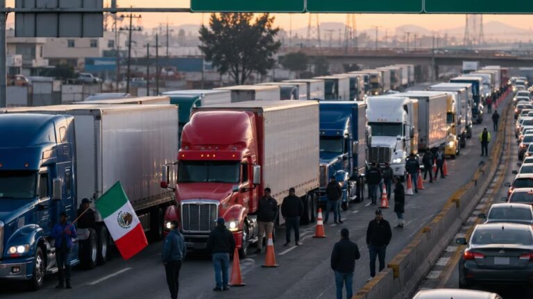 Gobierno de Querétaro insta a anticipar salidas ante movilización nacional de AMOTAC en la Carretera 57