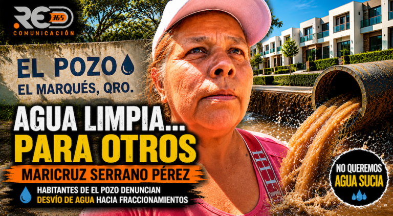 Habitantes de El Pozo en El Marqués defienden pozo de agua ante la CEA y denuncian desabasto