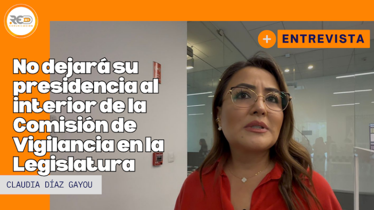 Presidenta de la Comisión de Vigilancia defiende revisión de cuentas públicas y rechaza conflicto de interés por contratos