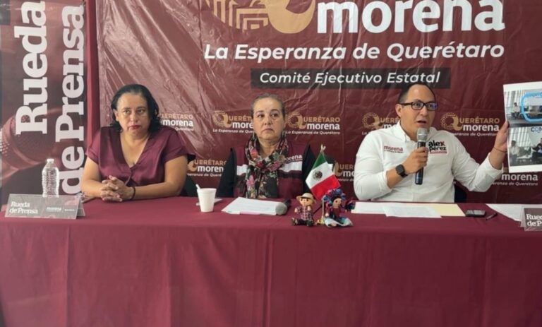 Morena acusa persecución de protesta LGBT+ tras actos vandálicos en Palacio de Gobierno de Querétaro