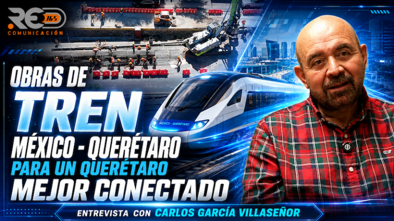 Carlos García Villaseñor proyecta conclusión del Tren México-Querétaro para finales de 2027