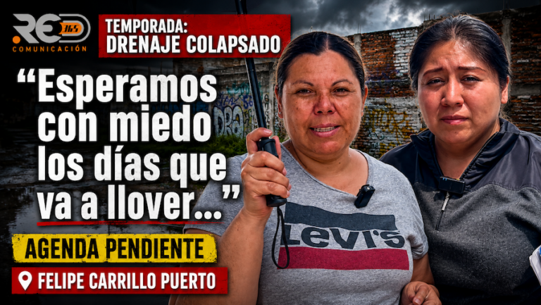 Vecinas de Carrillo exigen intervención urgente por inundaciones y drenaje colapsado en Callejón de Guadalupe