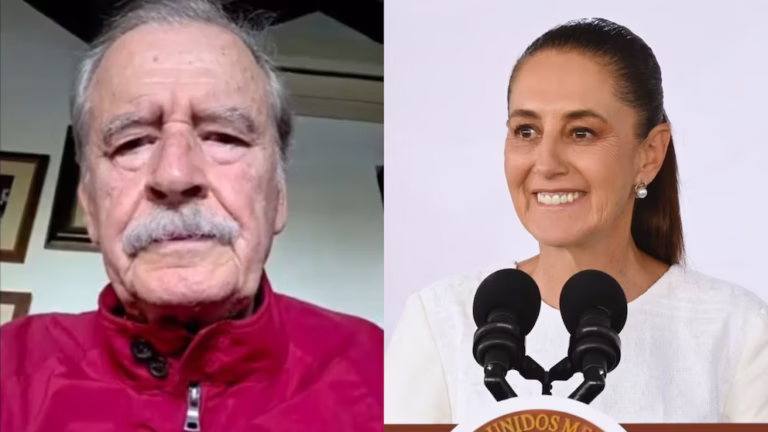 Fox afirma que “mete las manos al fuego” por Ernesto Ruffo; Sheinbaum responde “No se vaya a quemar”