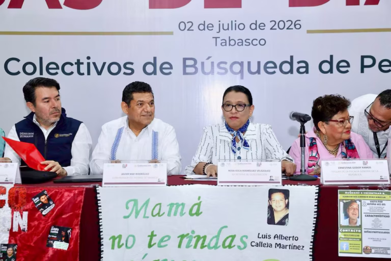 Rosa Icela Rodríguez Ofrece Disculpas a Colectivos de Búsqueda de Personas Desaparecidas