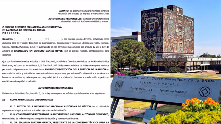 Aspirantes convocan a amparo colectivo contra el examen de control presencial de la UNAM