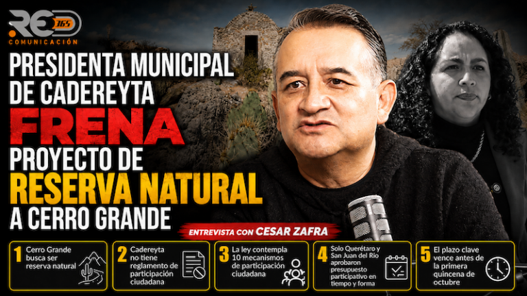 Piden activar diálogo ciudadano en Cadereyta para crear reserva natural en Cerro Grande