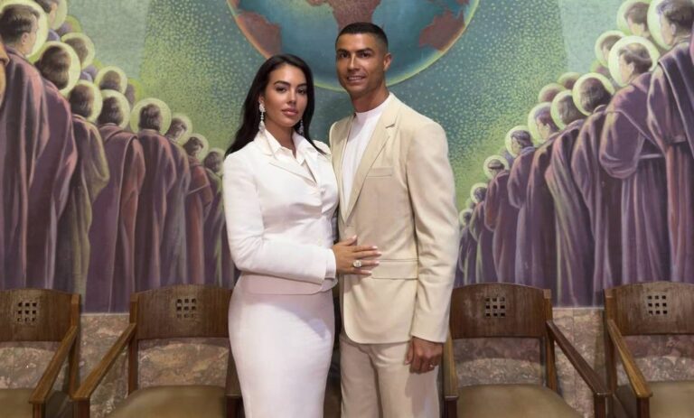 Revelan los detalles de la boda íntima de Cristiano Ronaldo y Georgina Rodríguez