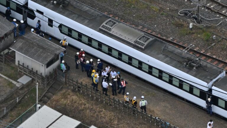 Tren en Japón arrolla a cuatro trabajadores en la prefectura de Tochigi