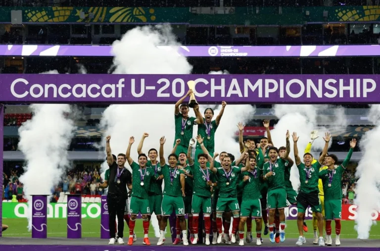 México Sub-20 se corona campeón del Preolímpico de Concacaf tras vencer a Estados Unidos en el Estadio Azteca
