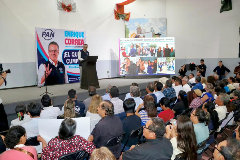 Enrique Correa rinde informe legislativo y hace un llamado a defender la estabilidad de Querétaro
