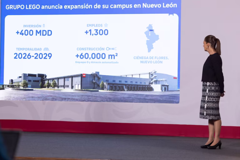 LEGO invertirá 400 millones de dólares para expandir su planta de producción en Nuevo León