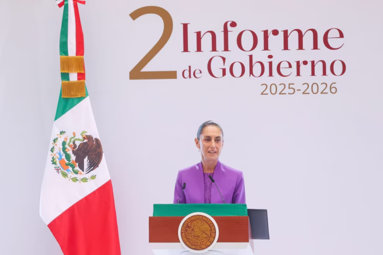 Claudia Sheinbaum destaca defensa de la soberanía en su Segundo Informe de Gobierno