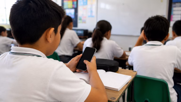 Desde el 3 de noviembre restringirán el uso de celulares en primarias y secundarias de México