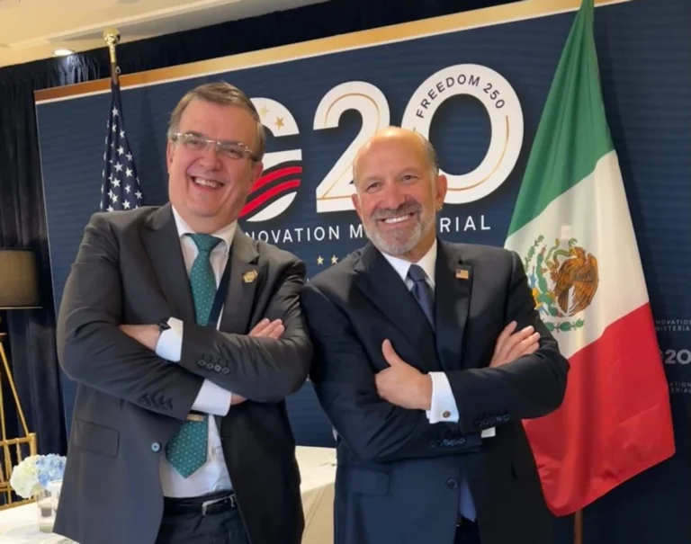 Ebrard y Lutnick revisan en el marco del G20 agenda comercial e inteligencia artificial