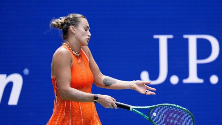 Aryna Sabalenka detiene su partido en el US Open por un fuerte olor a marihuana