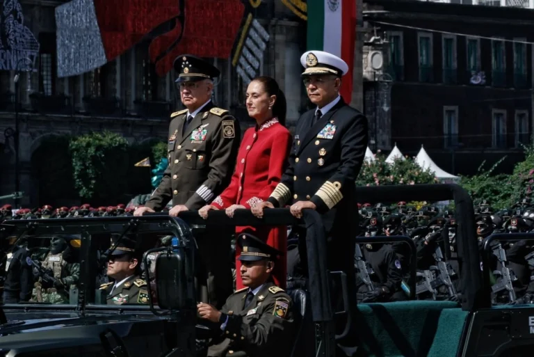 Claudia Sheinbaum defiende la soberanía nacional durante el Desfile Militar del 16 de septiembre
