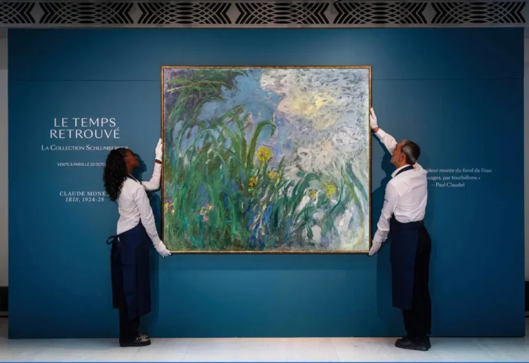 «Iris» de Claude Monet se subasta por 50 millones de euros y establece récord histórico en Francia