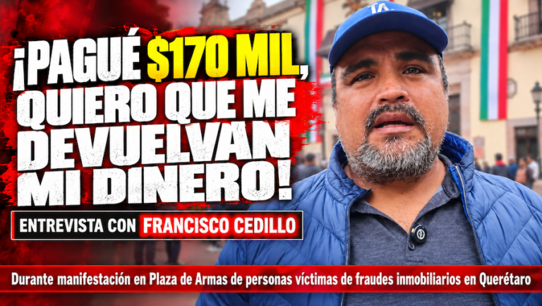 Defraudado de Real de los Cues exige devolución de más de 160 mil pesos por lote en Huimilpan