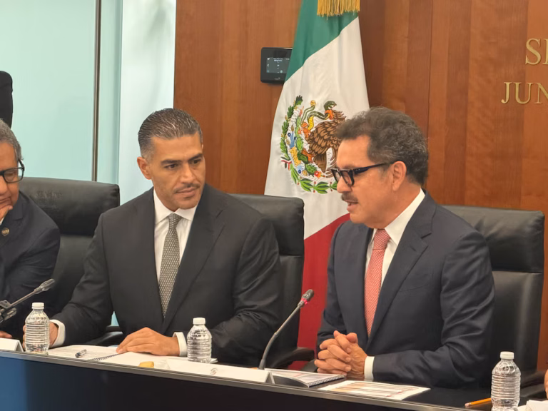 Omar García Harfuch comparece a puerta cerrada ante la Jucopo del Senado