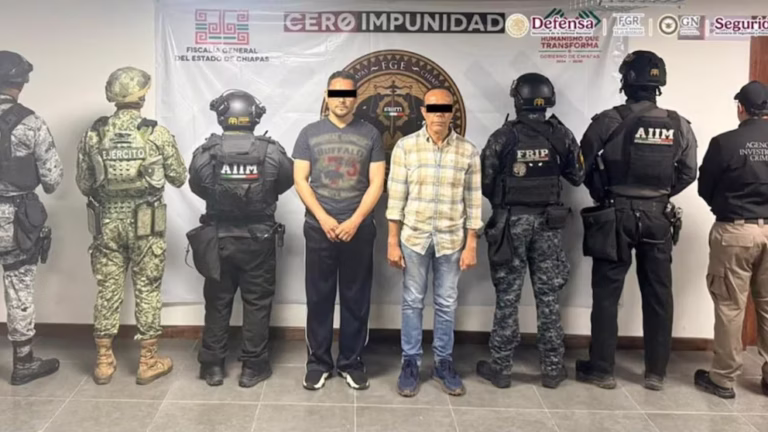 Detienen a alcalde y exalcalde de Suchiapa tras operativo que dejó 21 aprehendidos en Chiapas